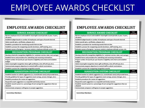 criteria for rewarding staff.